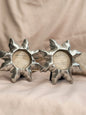 Vintage Silver Metal Sun Photo Frames