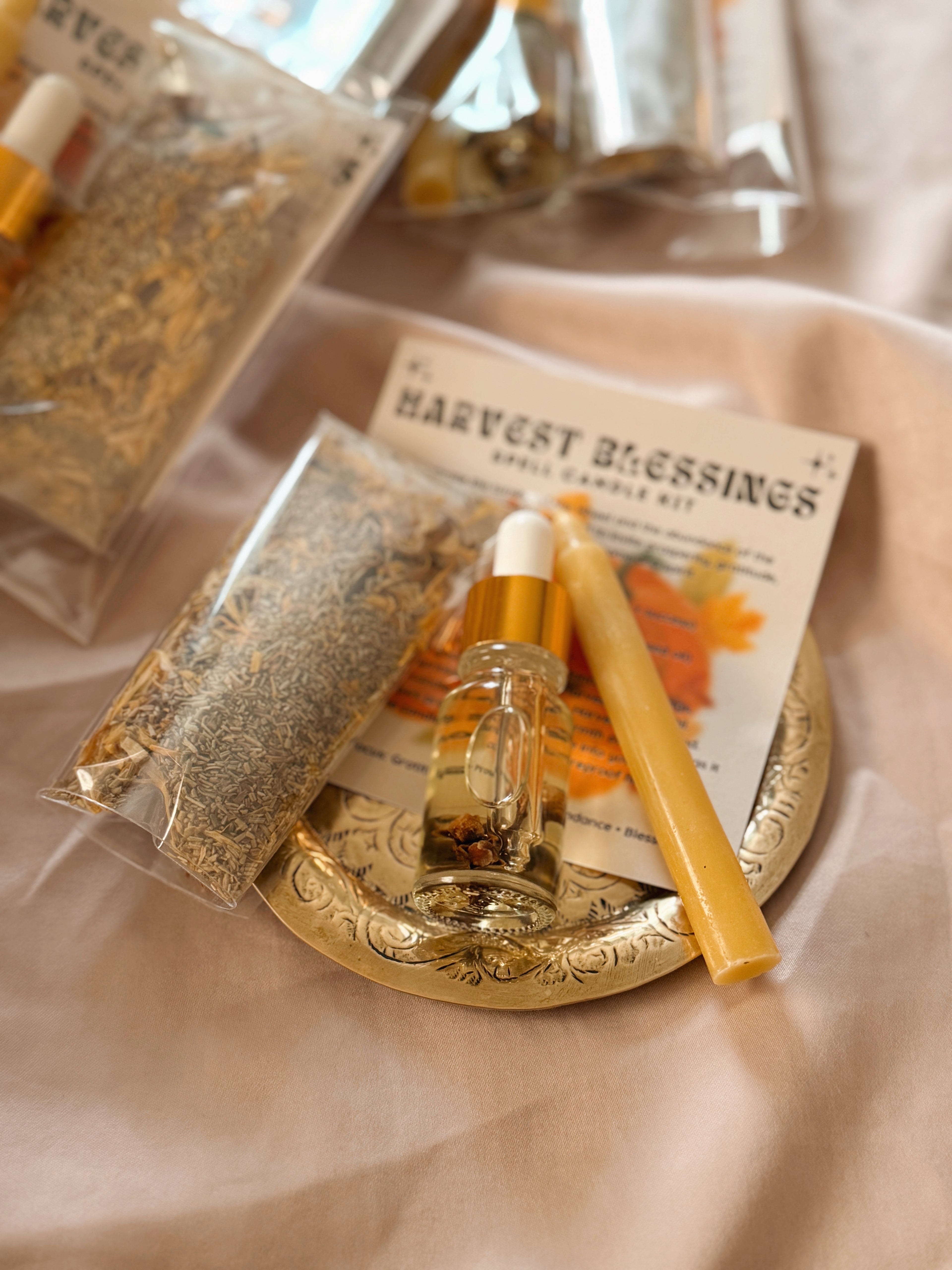 Harvest Blessings Spell Candle Kit
