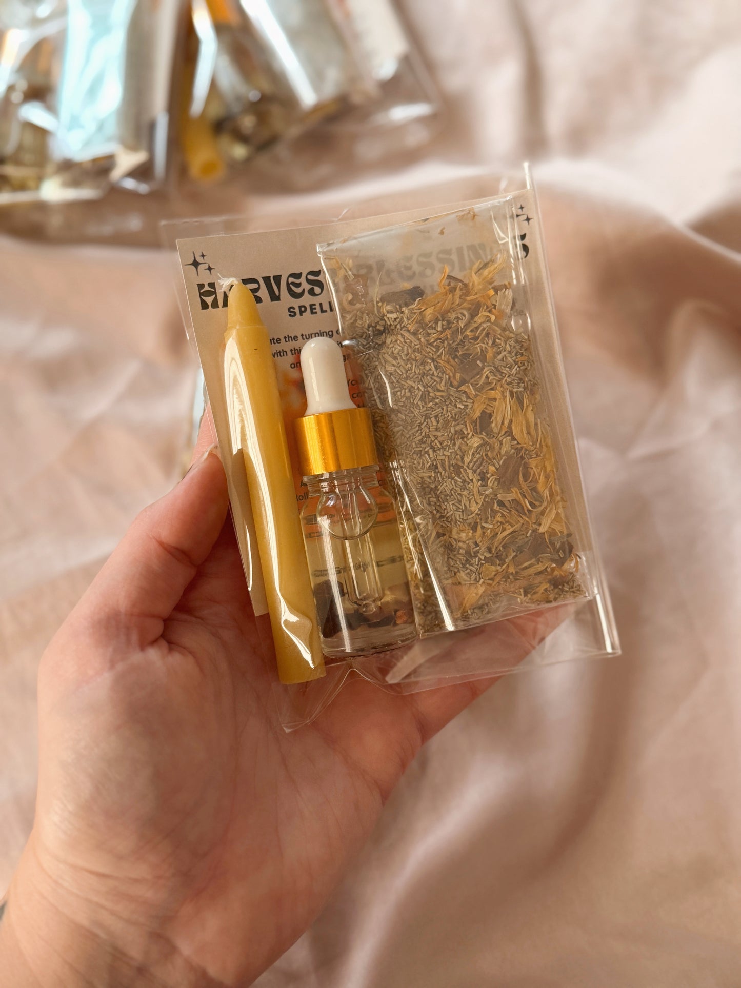 Harvest Blessings Spell Candle Kit