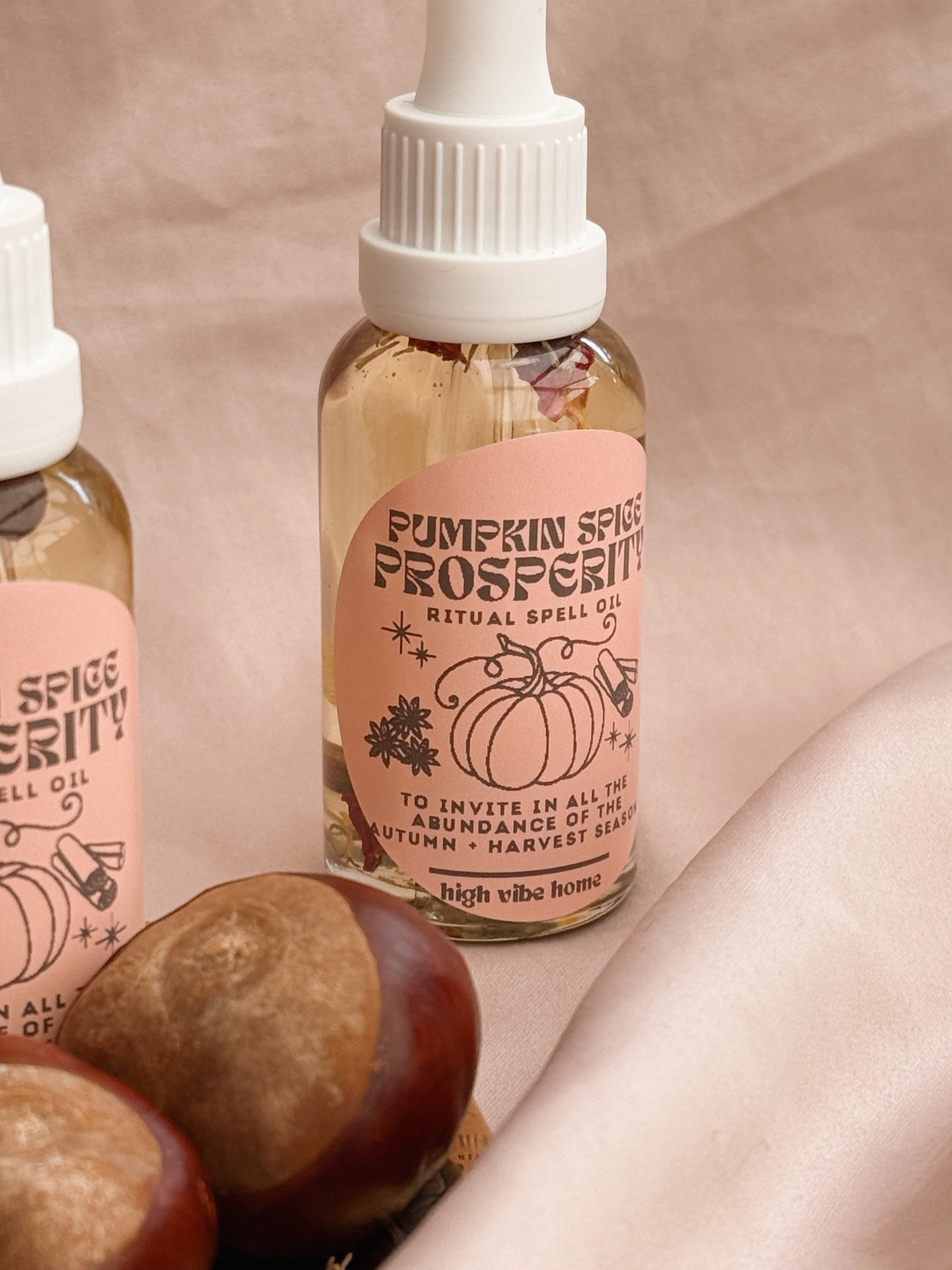 Pumpkin Spice Prosperity Ritual Spell Oil