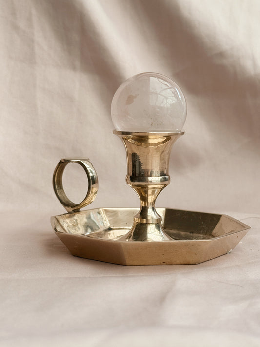 Vintage Brass Candlestick Holder