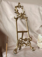 Vintage Brass Rococo Easel