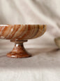 Vintage Onyx Red + Brown Bowl