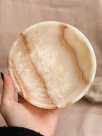 Vintage Onyx Trinket Bowl