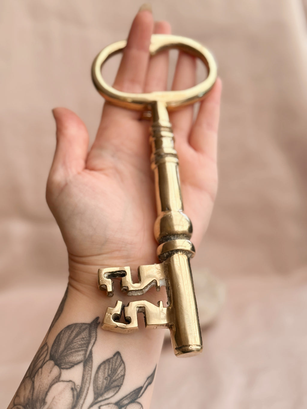 Vintage Large Brass Key