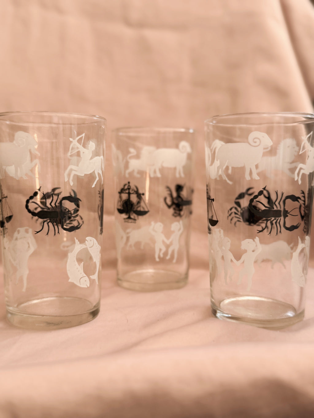 Vintage Zodiac Glasses (UK ONLY)