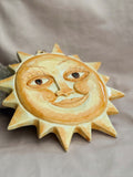 Vintage Italian Ceramic Sun Face