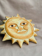 Vintage Italian Ceramic Sun Face
