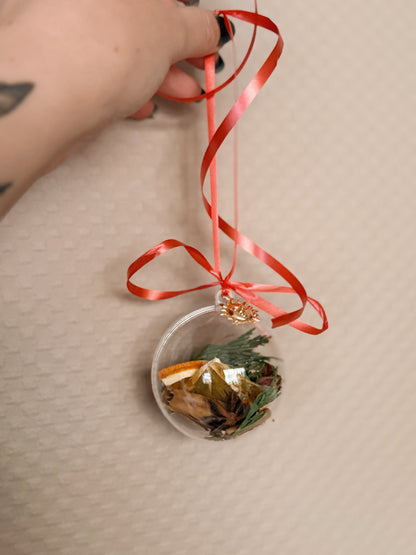 Yule Blessings Witch's Ball