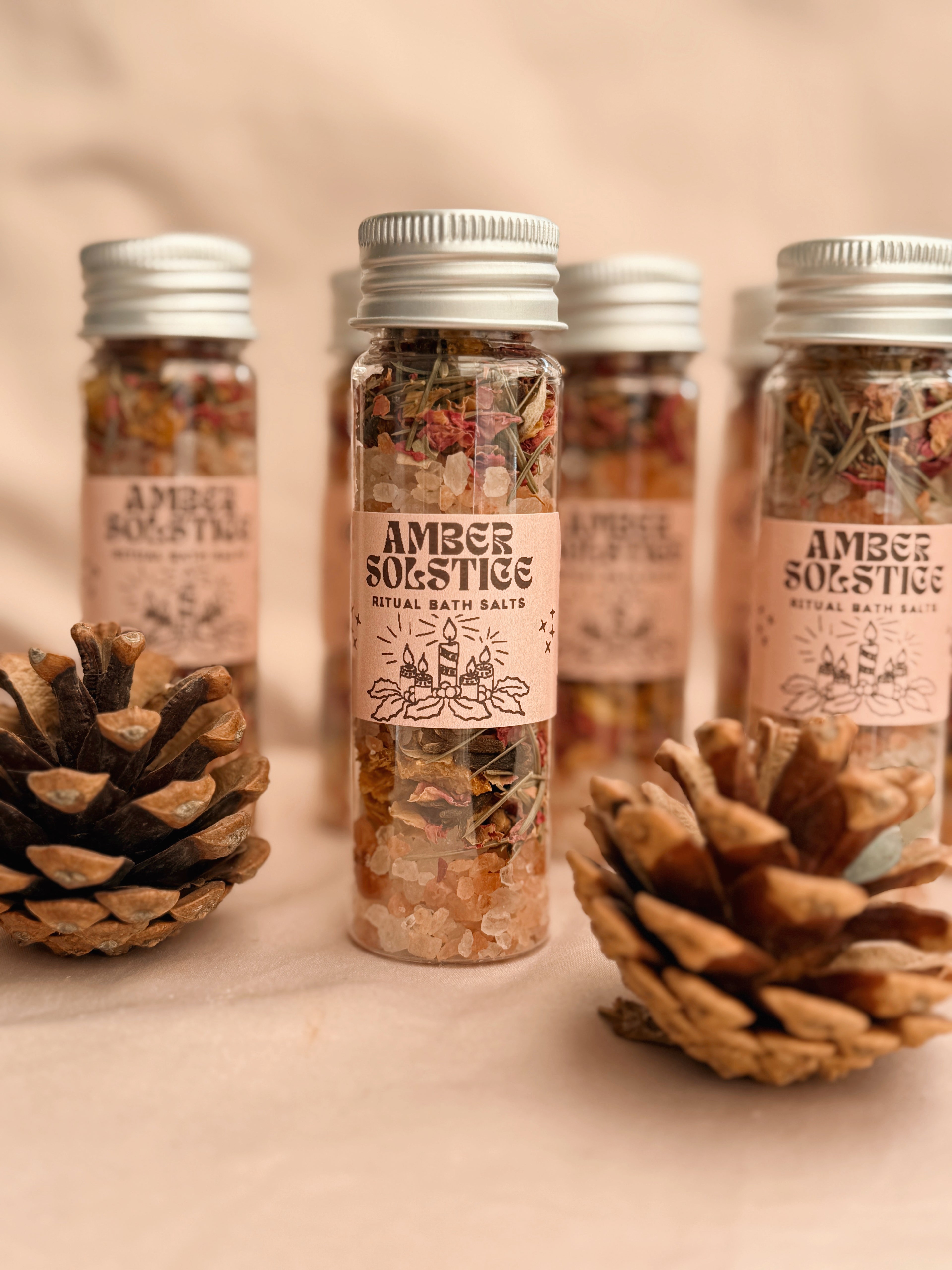 Amber Solstice Ritual Bath Salts