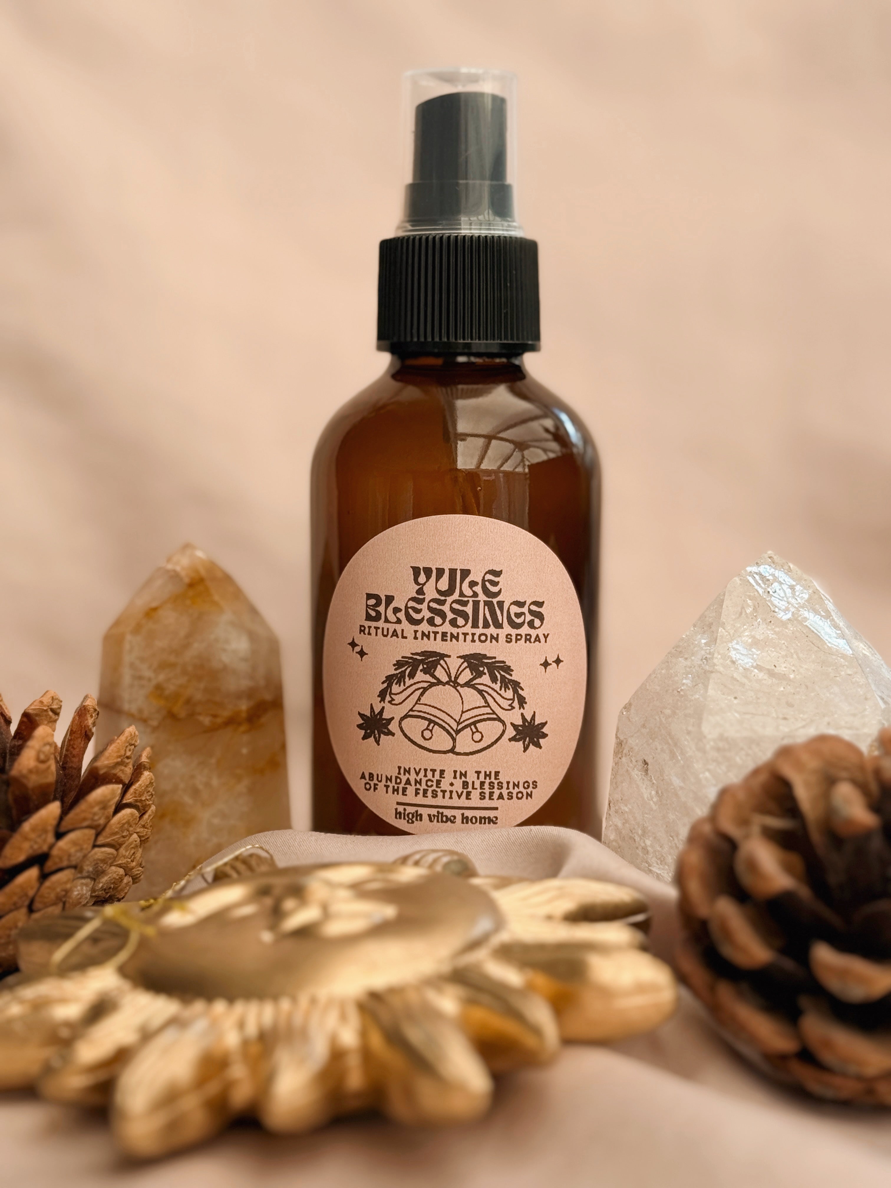 Yule Blessings Ritual Intention Spray
