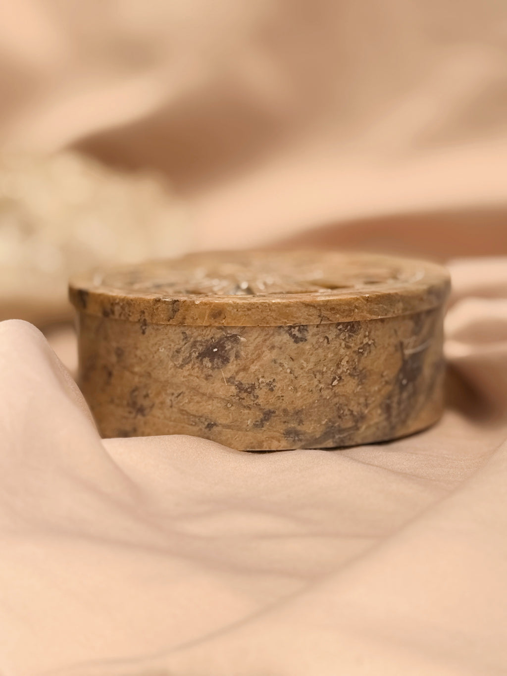 Vintage Sun Trinket Pot