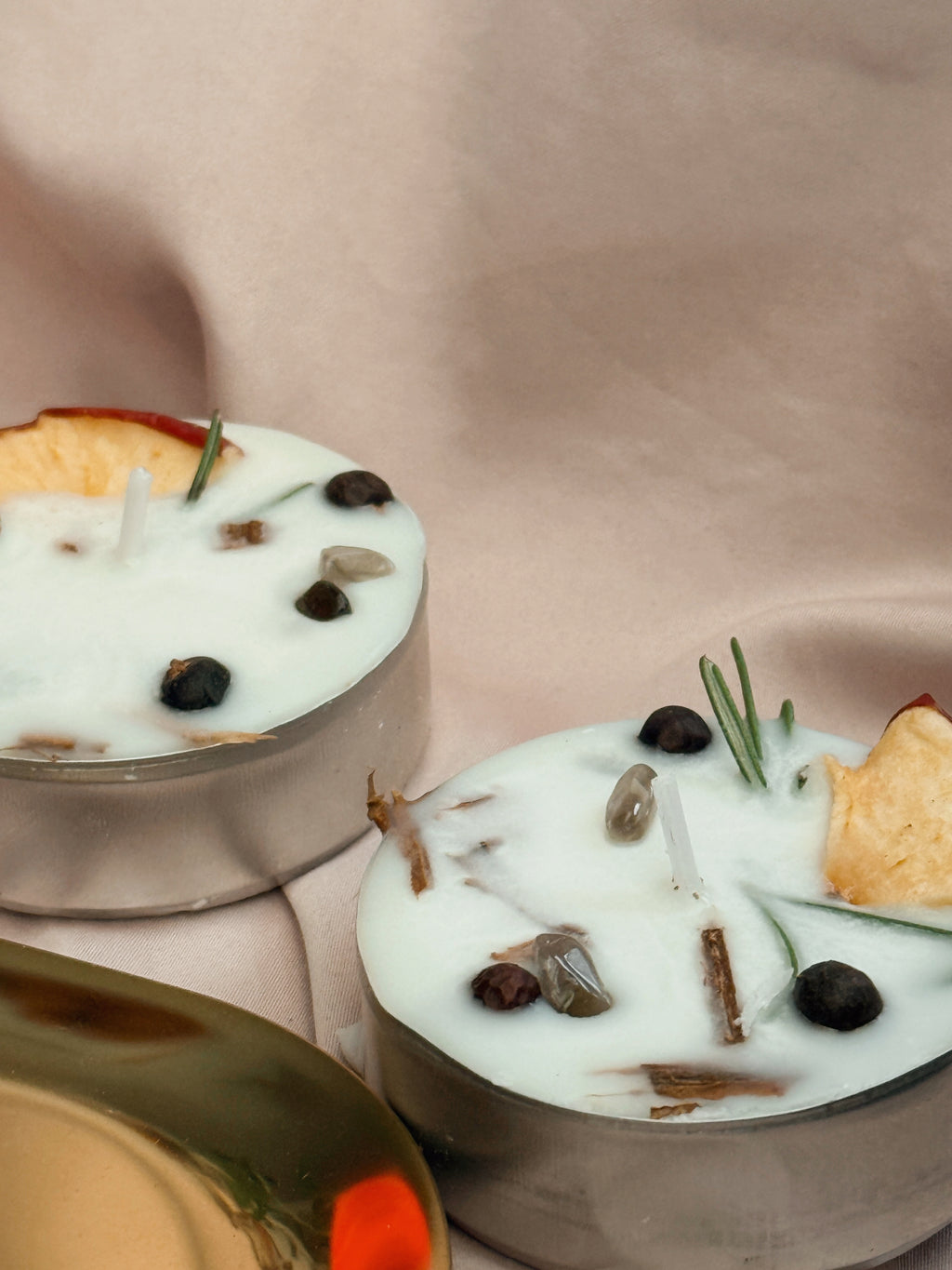 Winter Hearth Protection Spell Candle