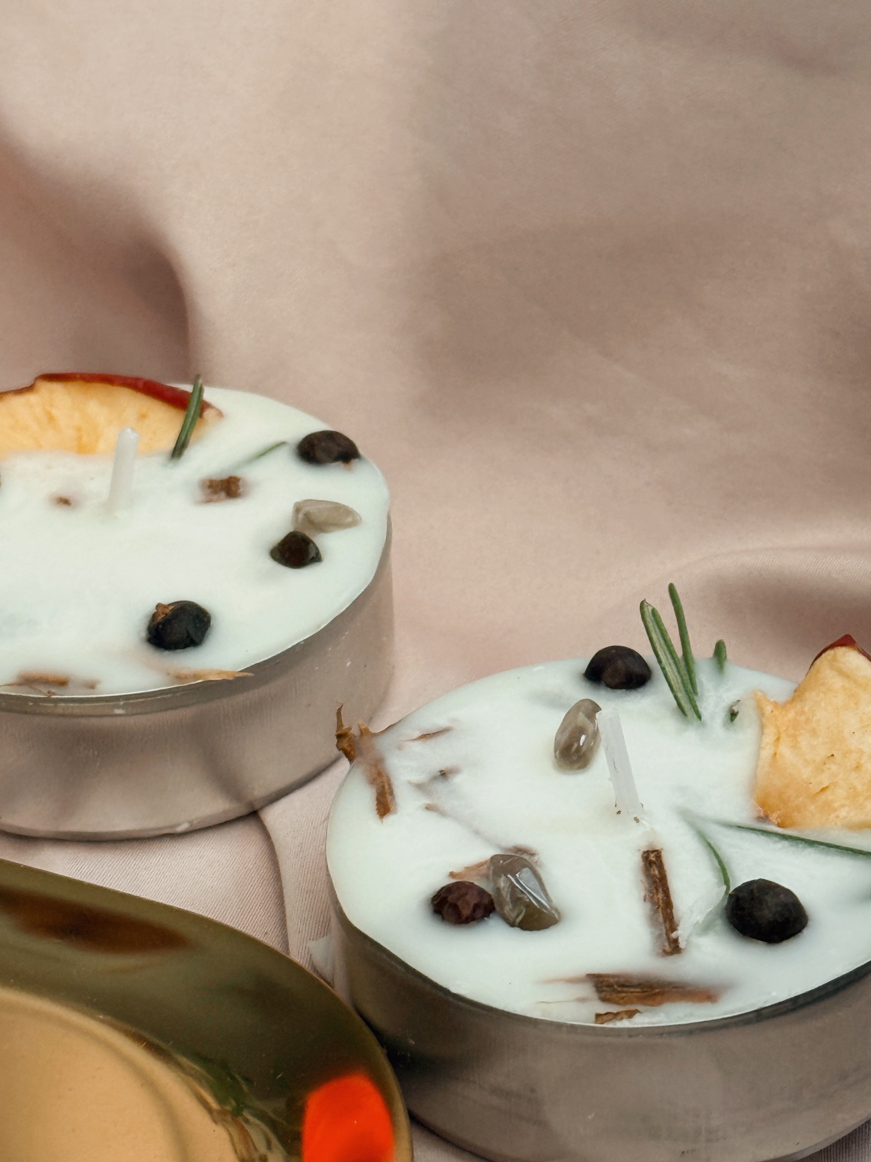 Winter Hearth Protection Spell Candle