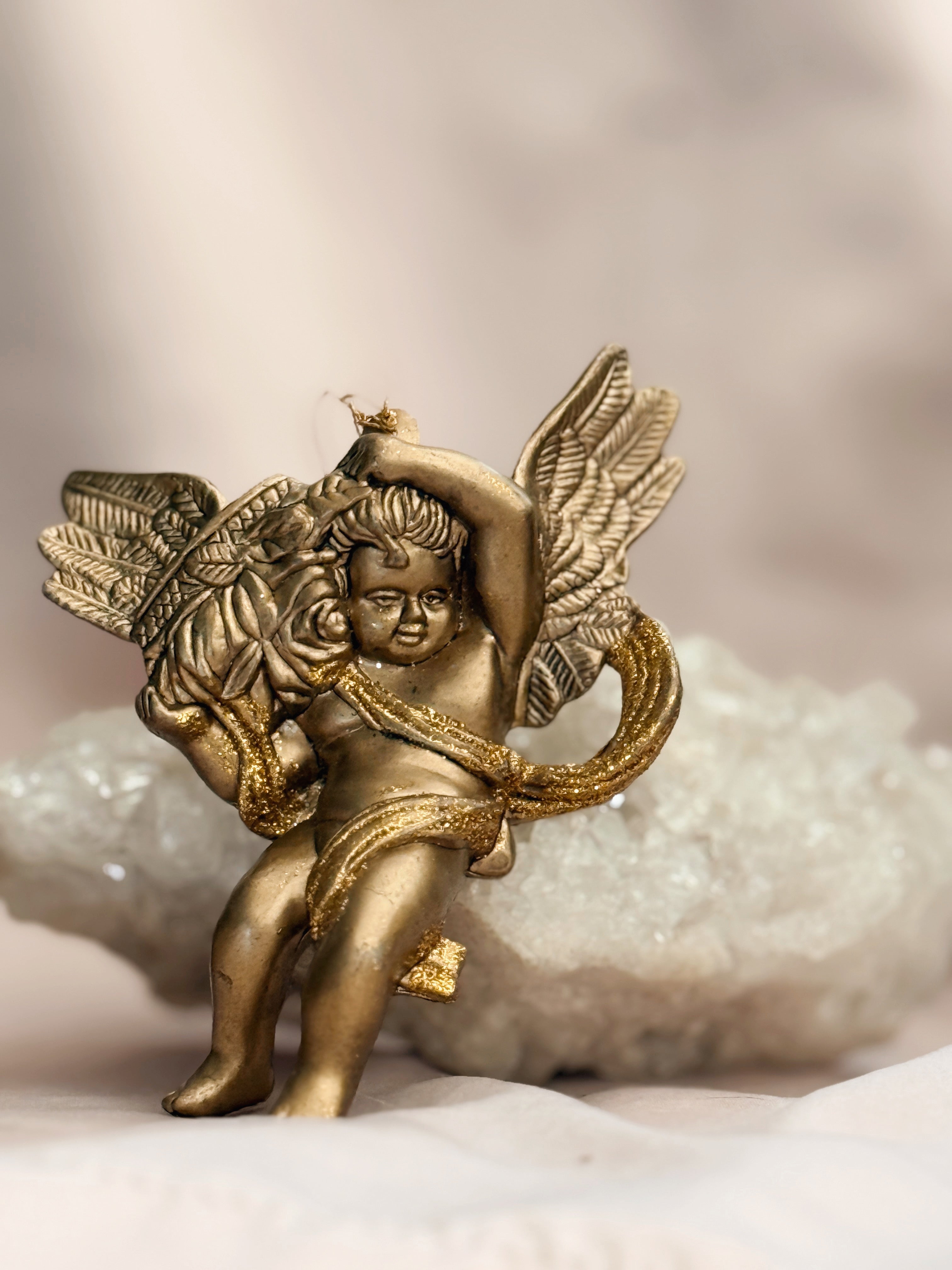 Vintage Hanging Cherub Decoration