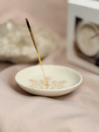 Snowflake Ceramic Incense Dish
