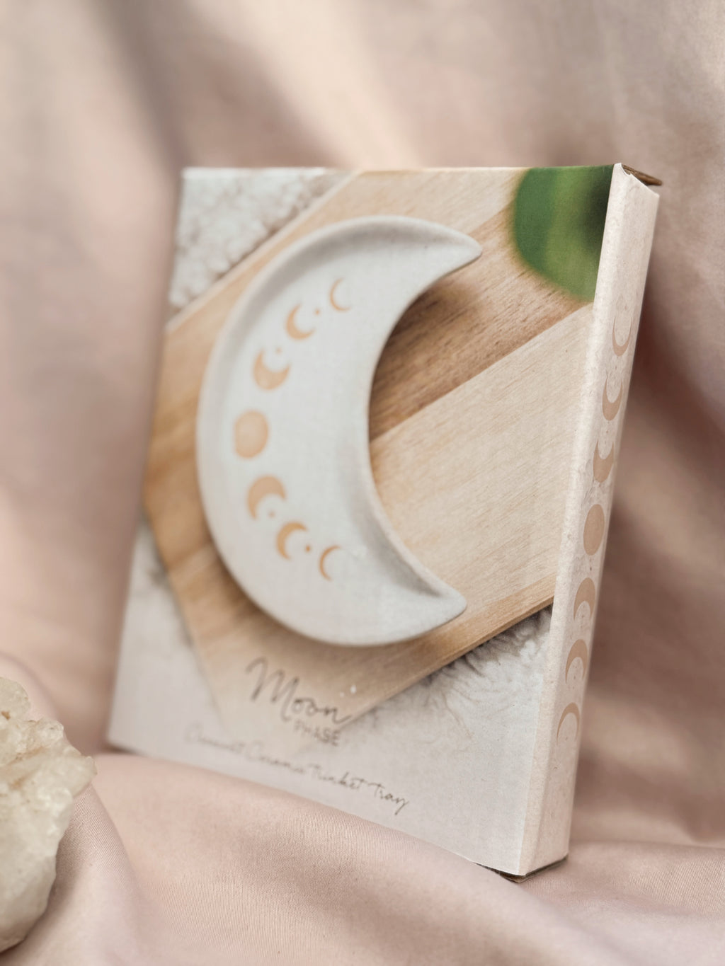 Moonphase Moon Shaped Ceramic Trinket Dish