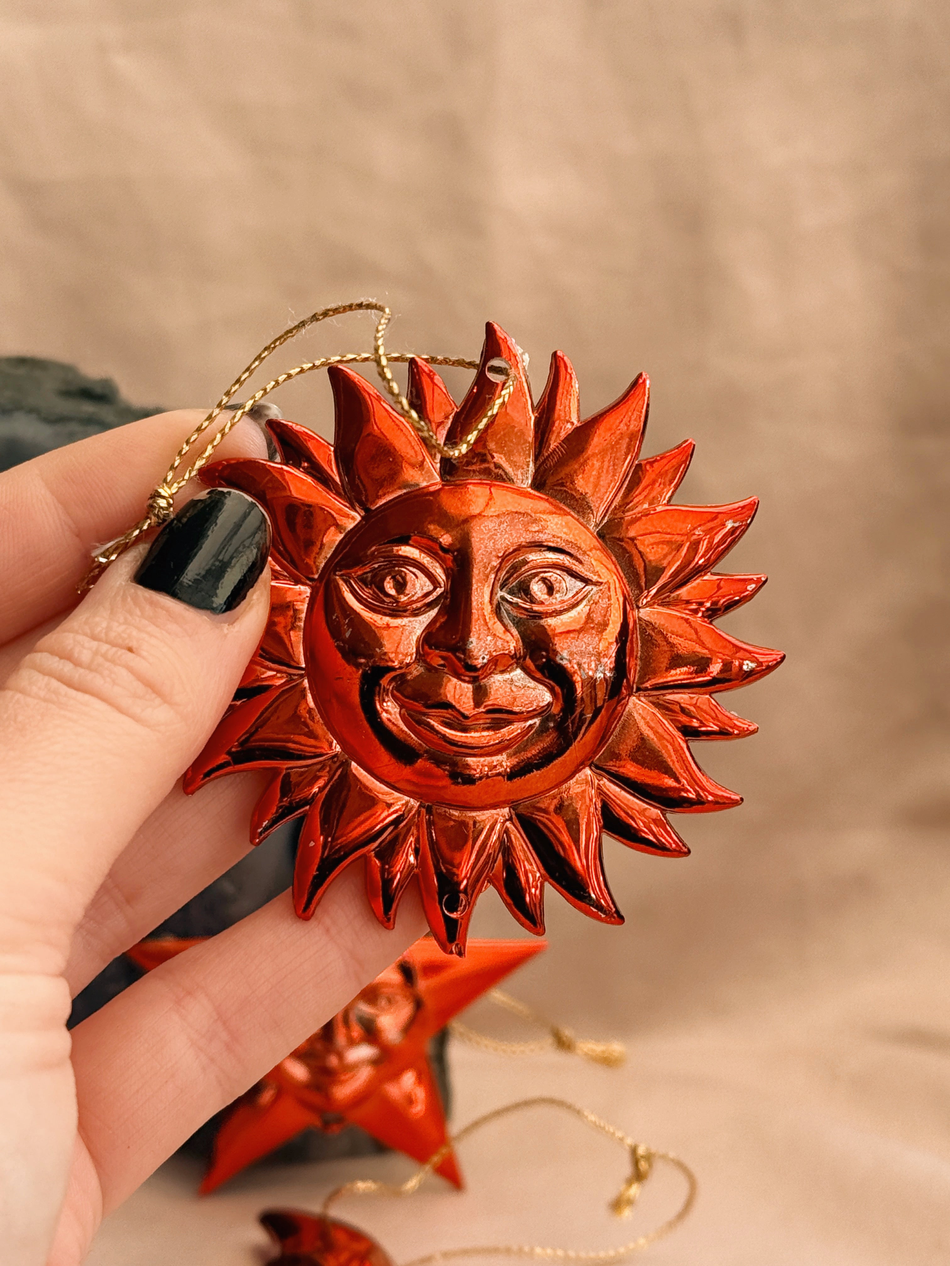 Vintage Set of 3 Celestial Decorations