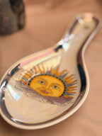 Vintage Ceramic Celestial Spoon Rest