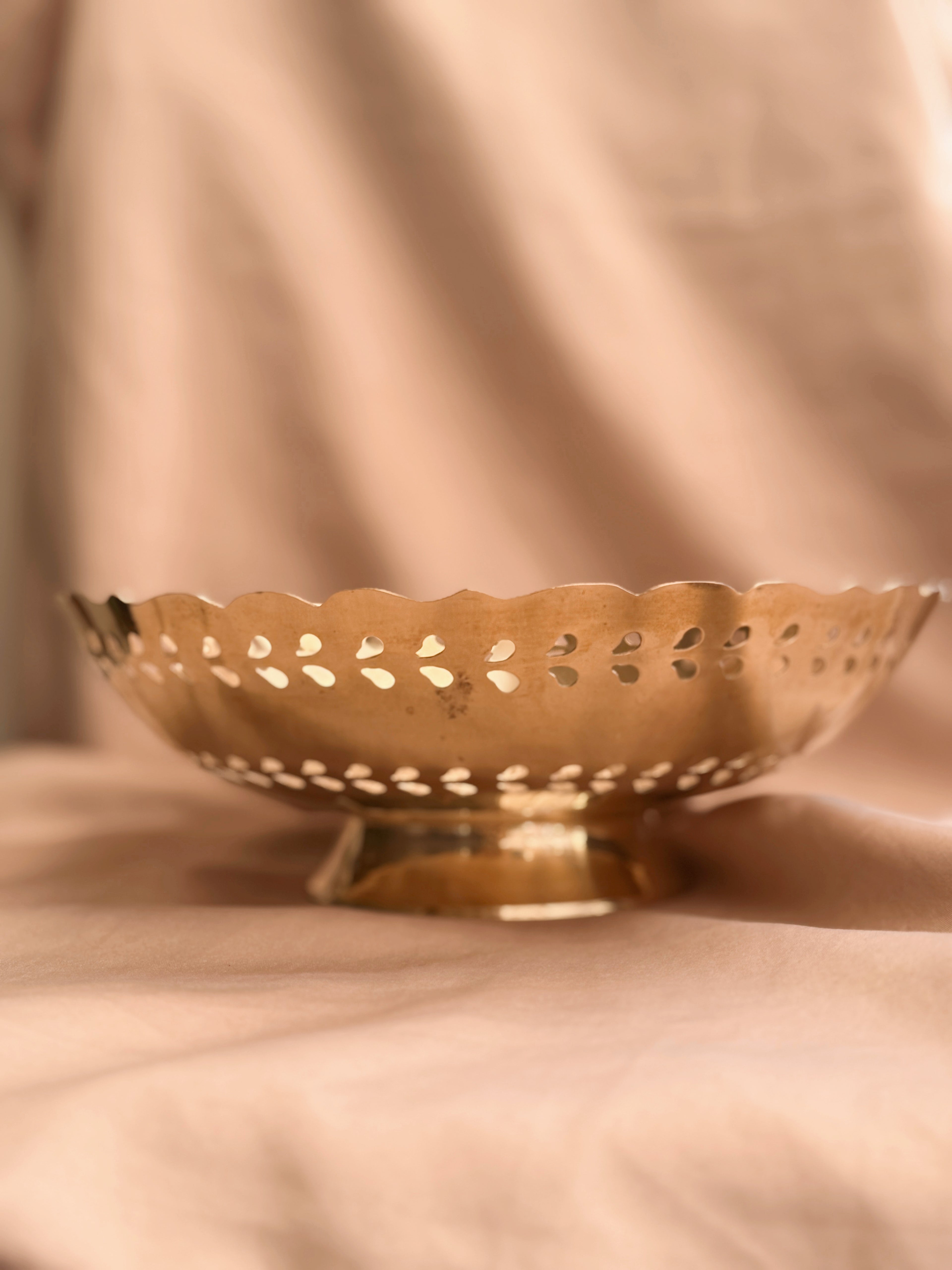 Vintage Large Brass Bowl