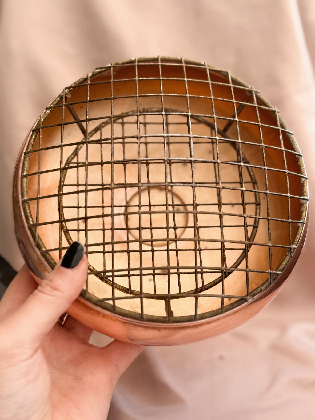 Vintage Copper Incense Pot