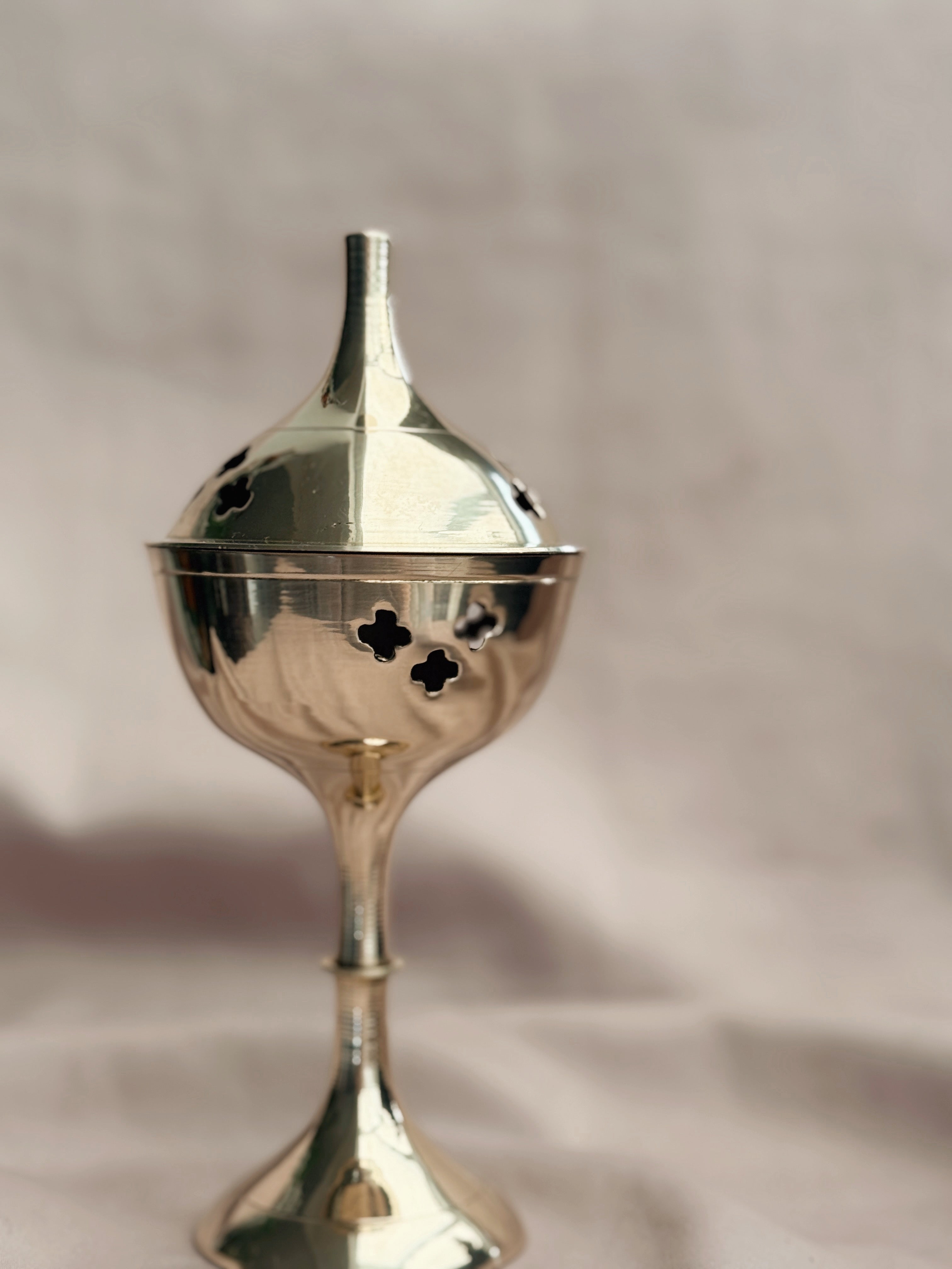Vintage Brass Incense Burner