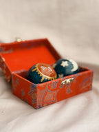 Vintage Sun + Moon Baoding Balls