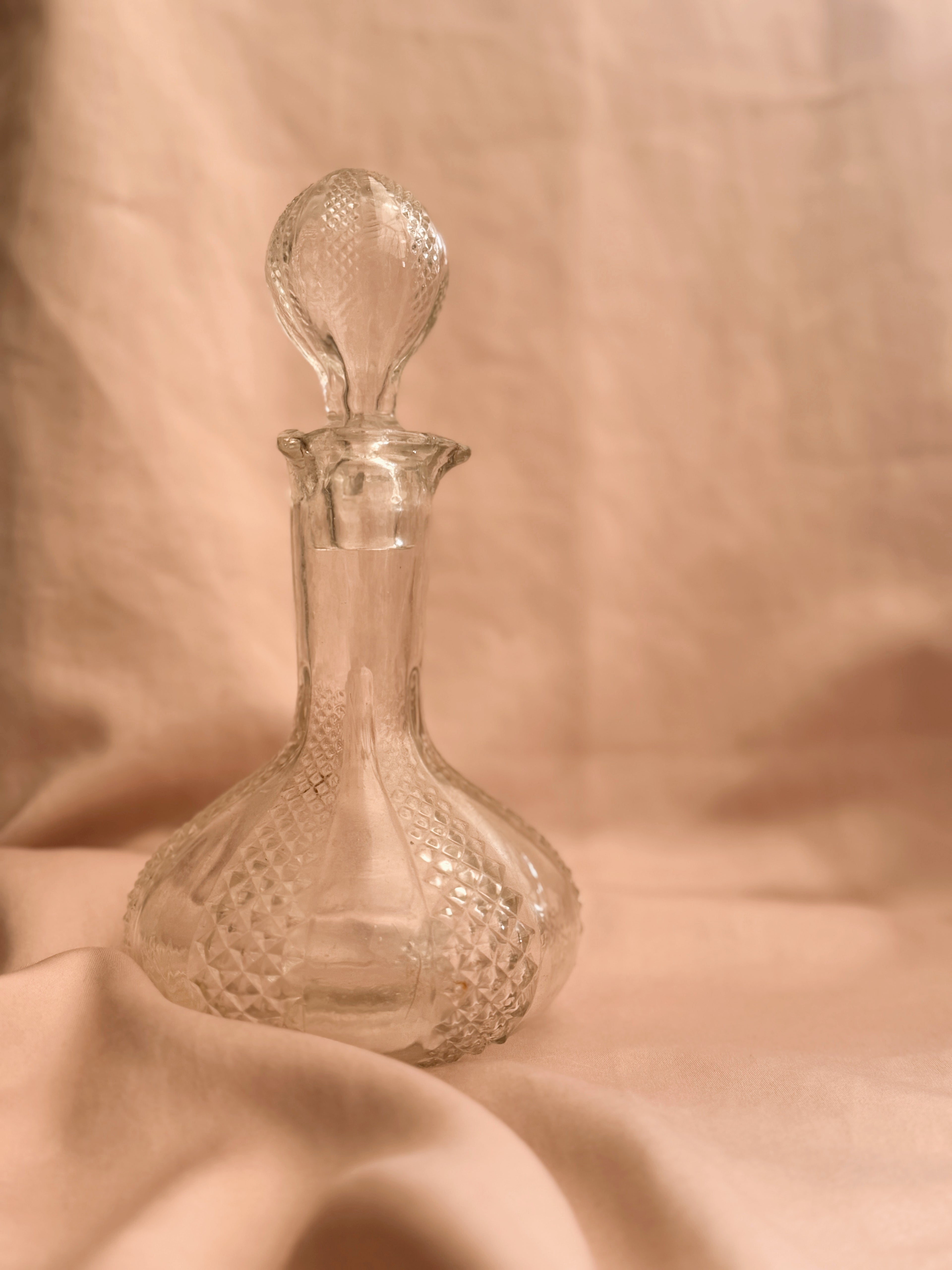 Vintage Glass Decanter Bottle
