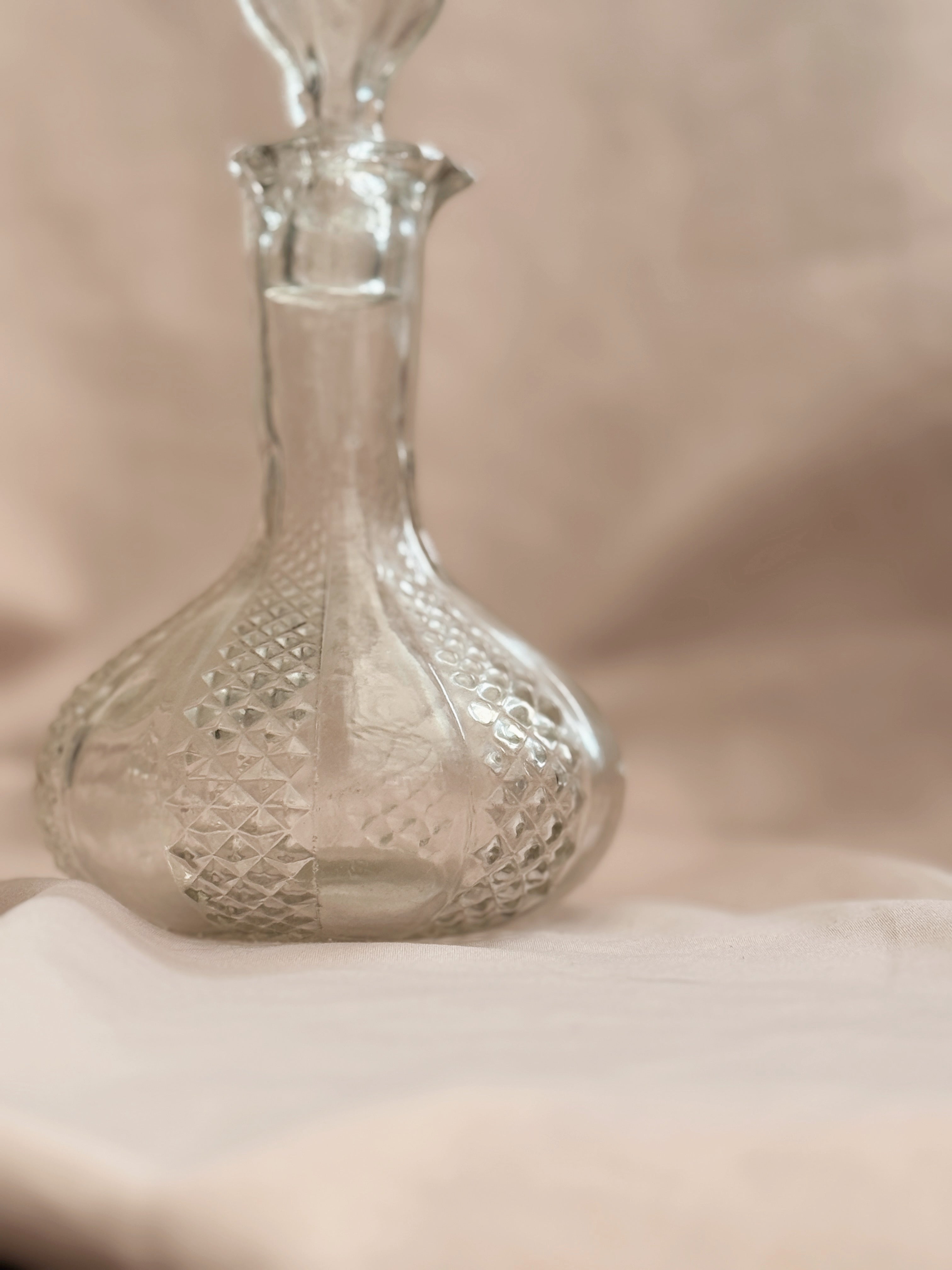 Vintage Glass Decanter Bottle