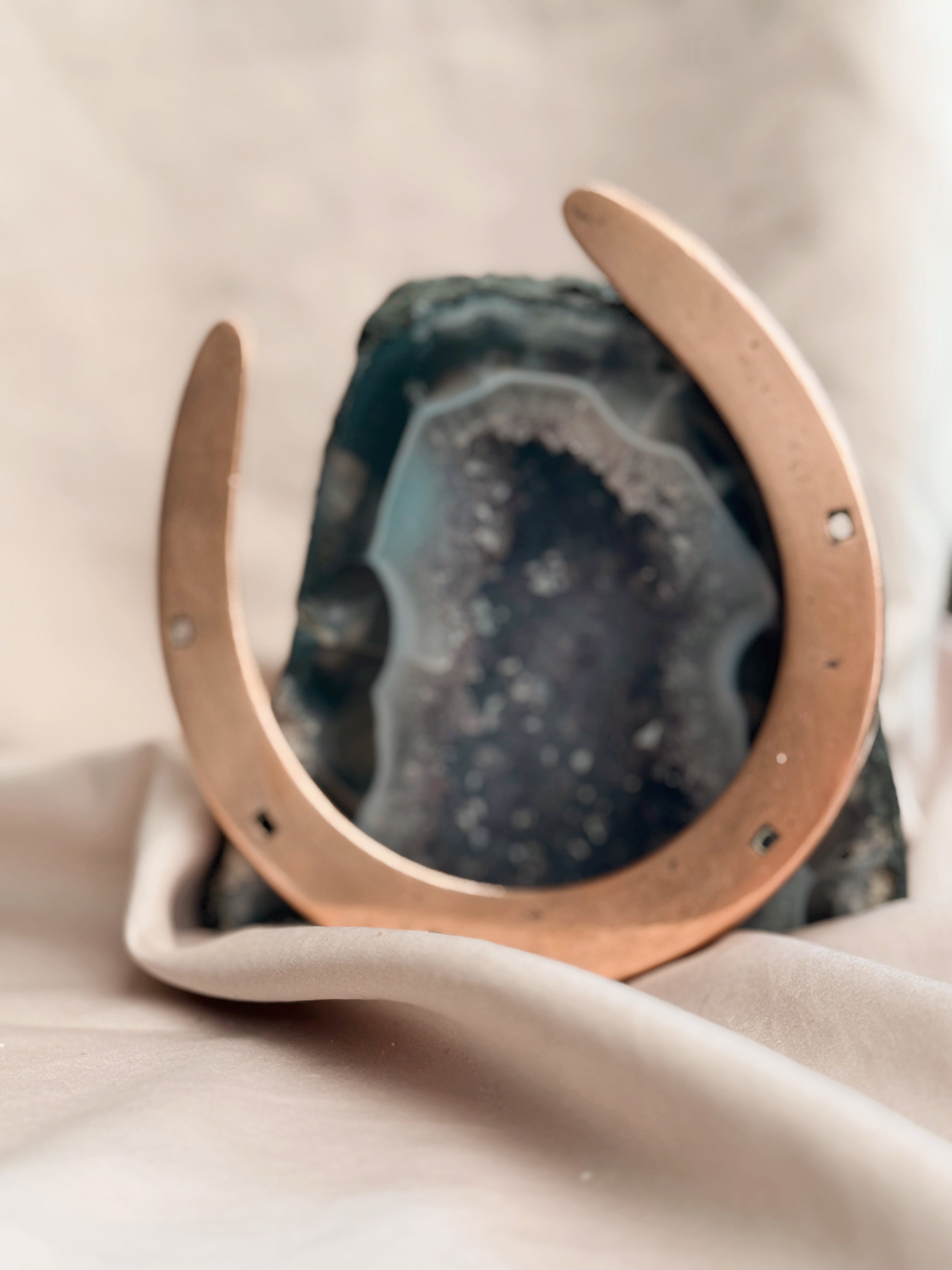 Vintage Copper Horseshoe