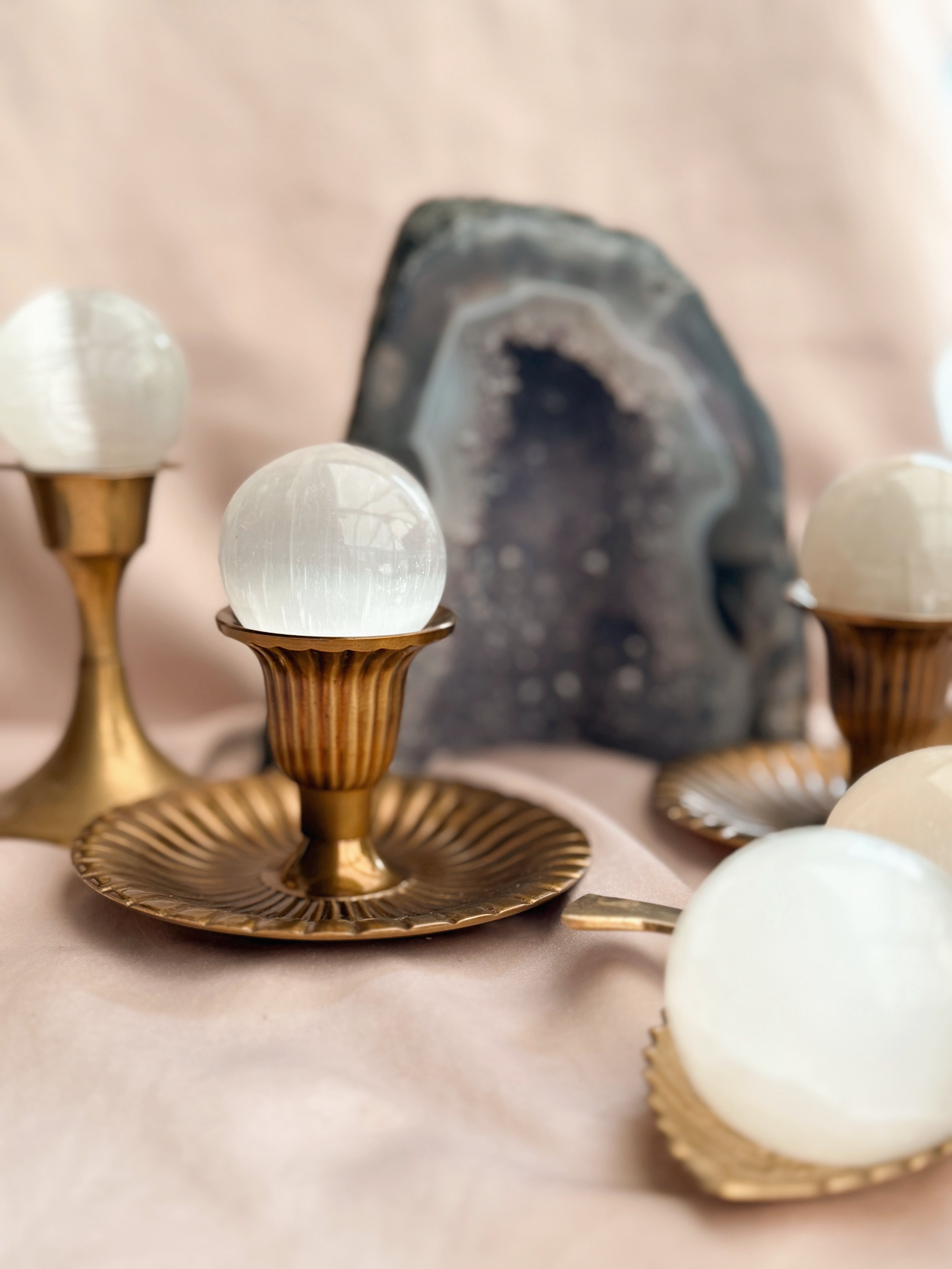 Selenite Crystal Spheres
