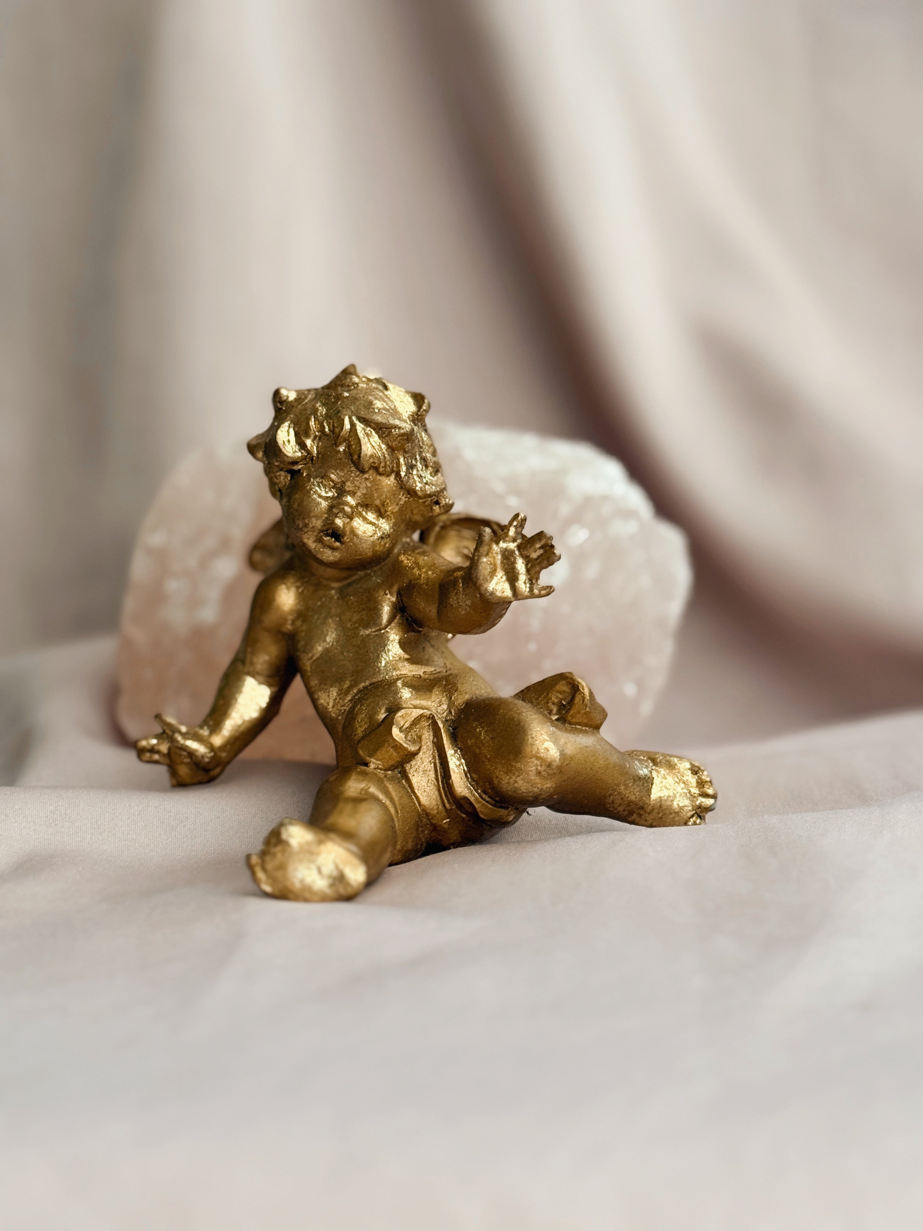 Vintage Cherub Boy Figure