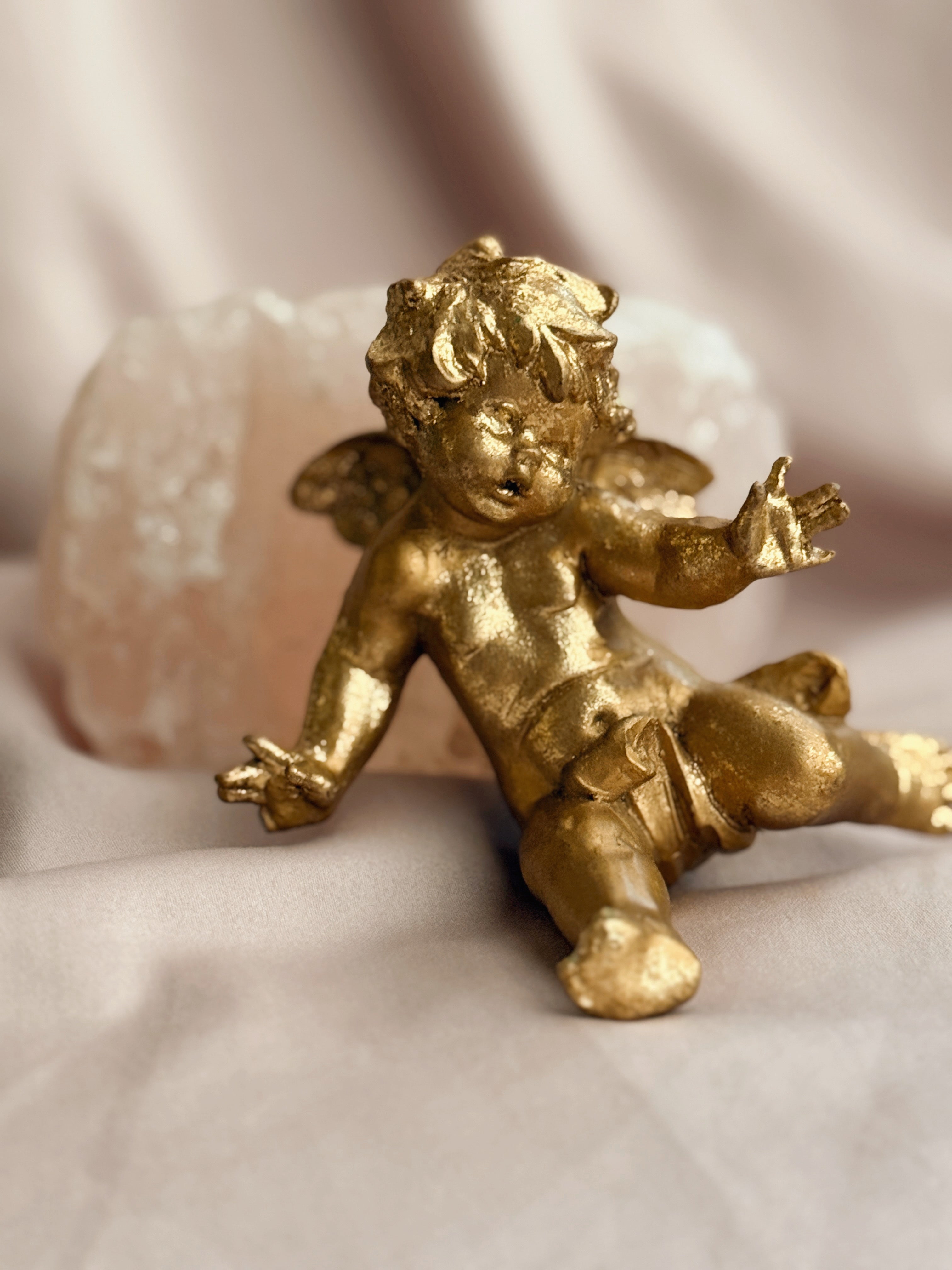 Vintage Cherub Boy Figure