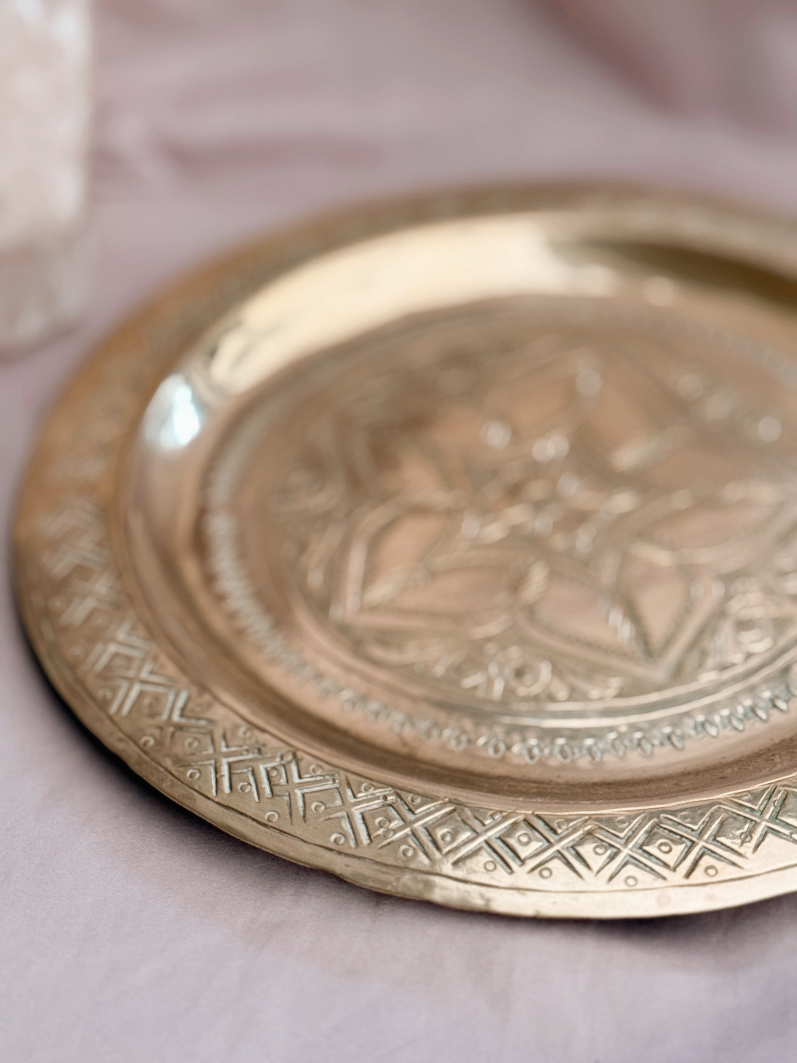 Vintage Brass Tray + Spell Plate