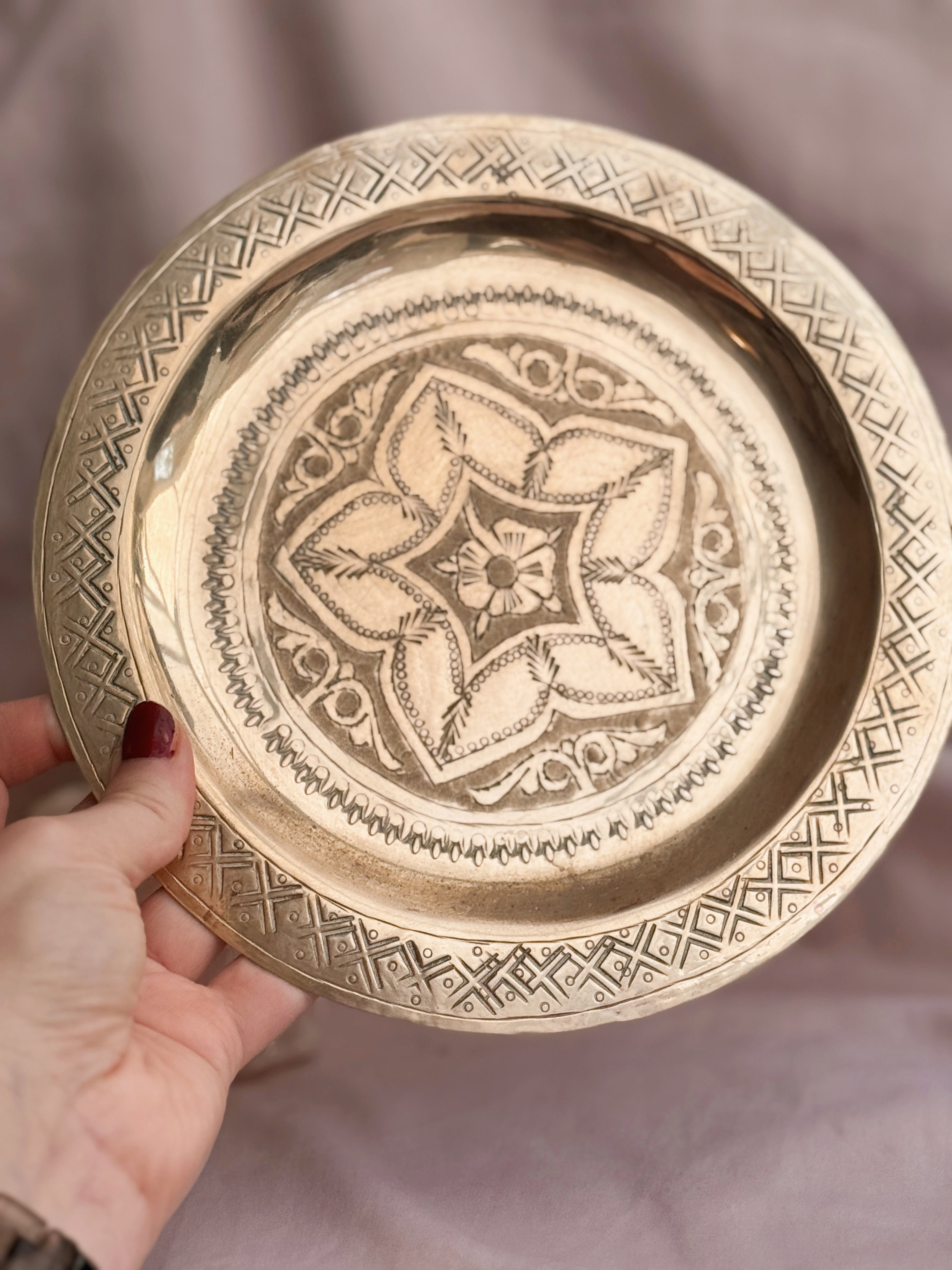 Vintage Brass Tray + Spell Plate