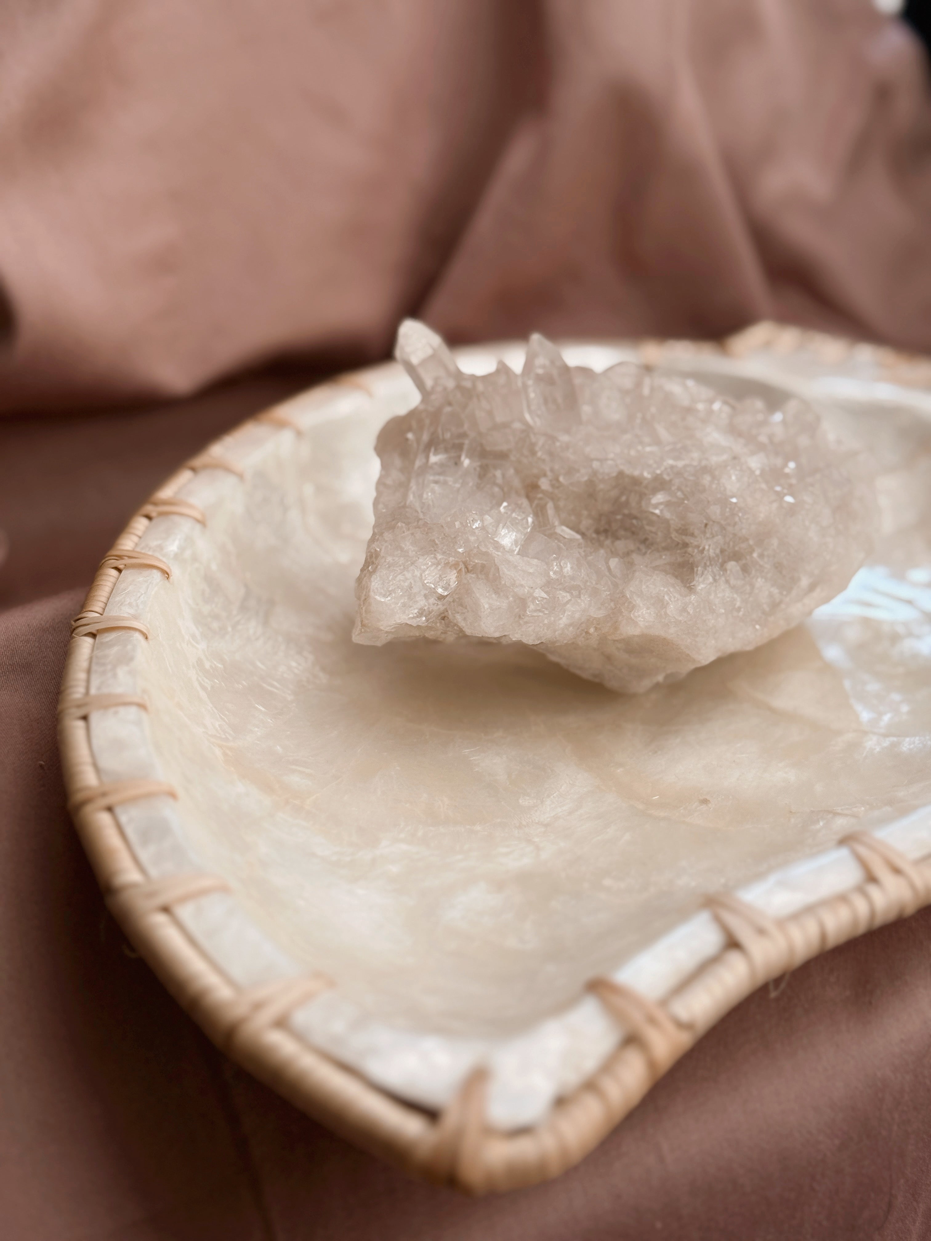 Vintage Capiz Shell Tray (UK ONLY)