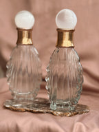 Vintage Pair of Glass Bottles