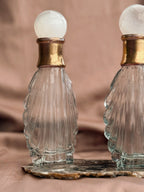 Vintage Pair of Glass Bottles