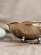 Vintage Brass Scallop Bowl