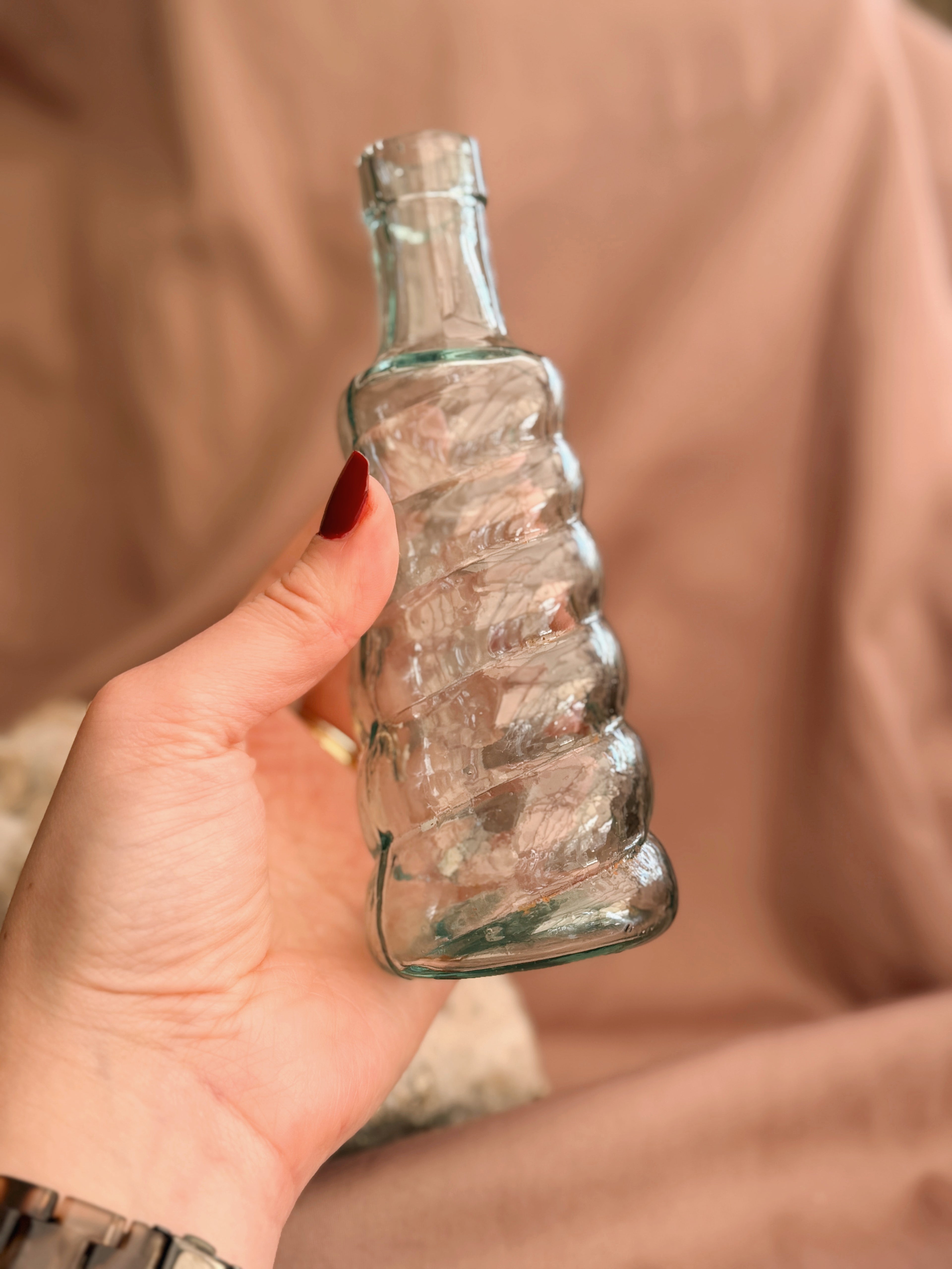 Vintage Glass Decanter Bottle