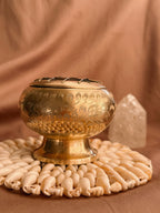 Vintage Brass Incense Pot