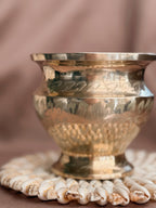 Vintage Brass Incense Pot