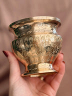 Vintage Brass Incense Pot