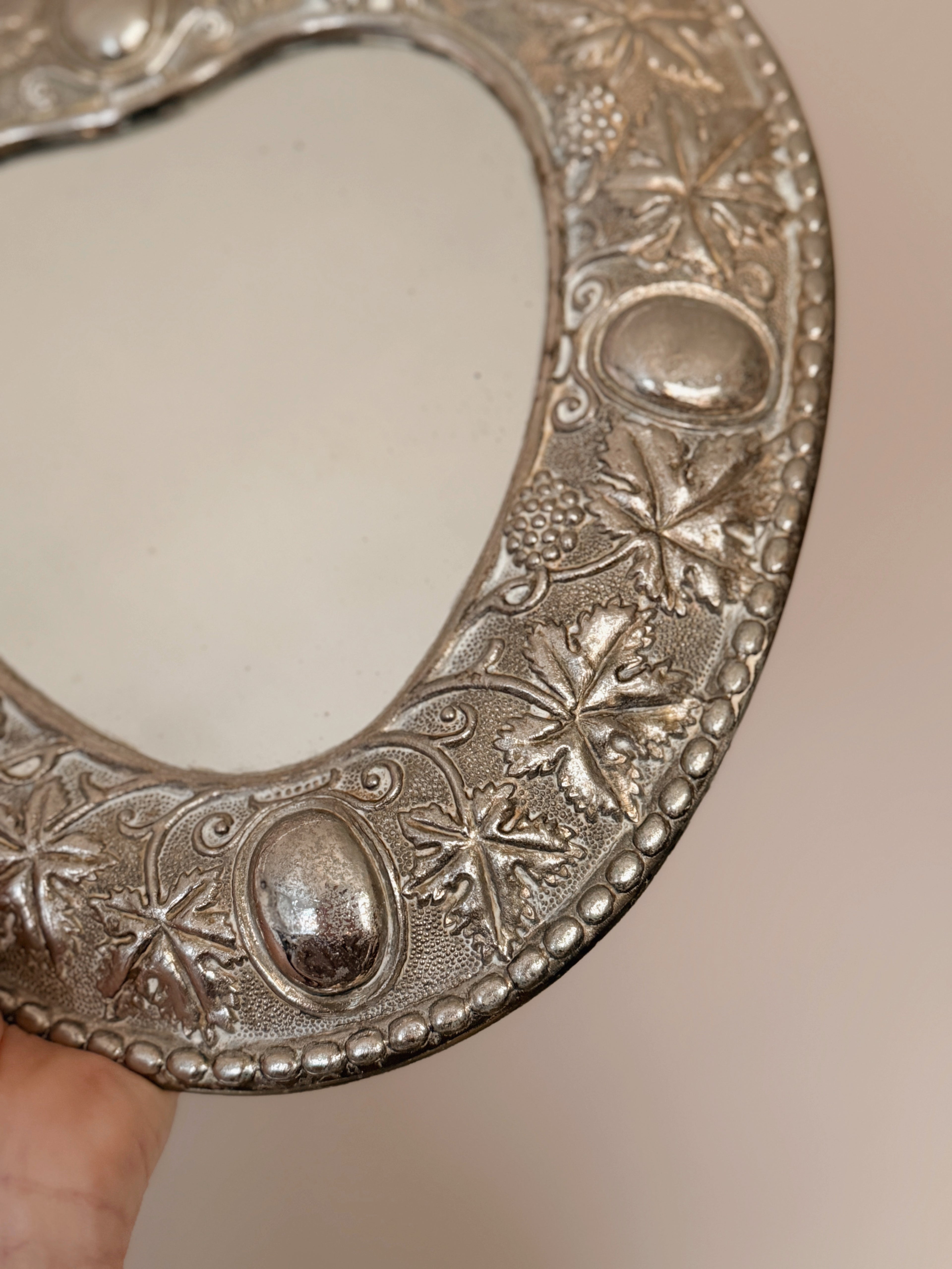 Vintage Heart Shaped Mirror (UK ONLY)