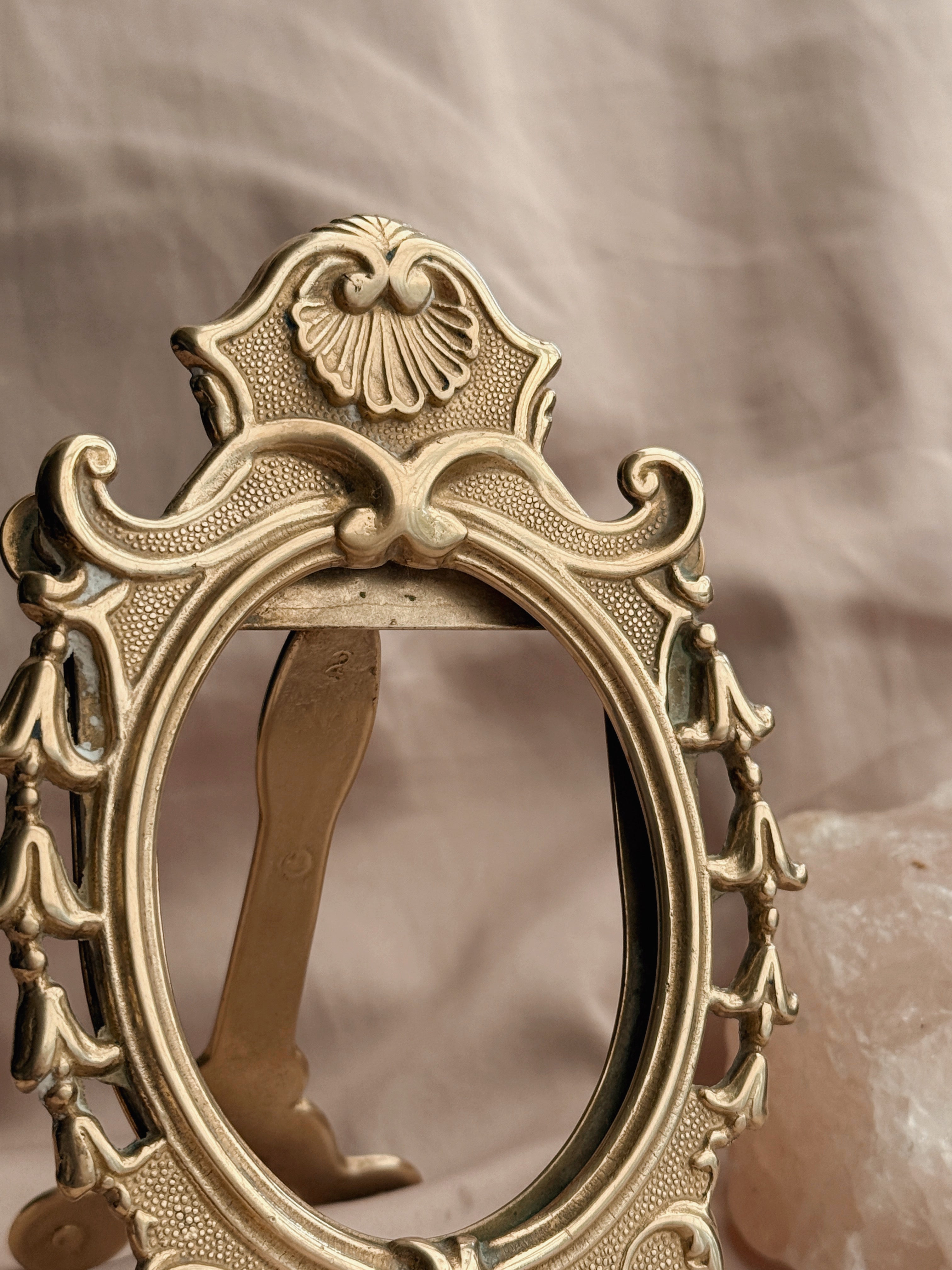 Vintage Brass Picture Frame