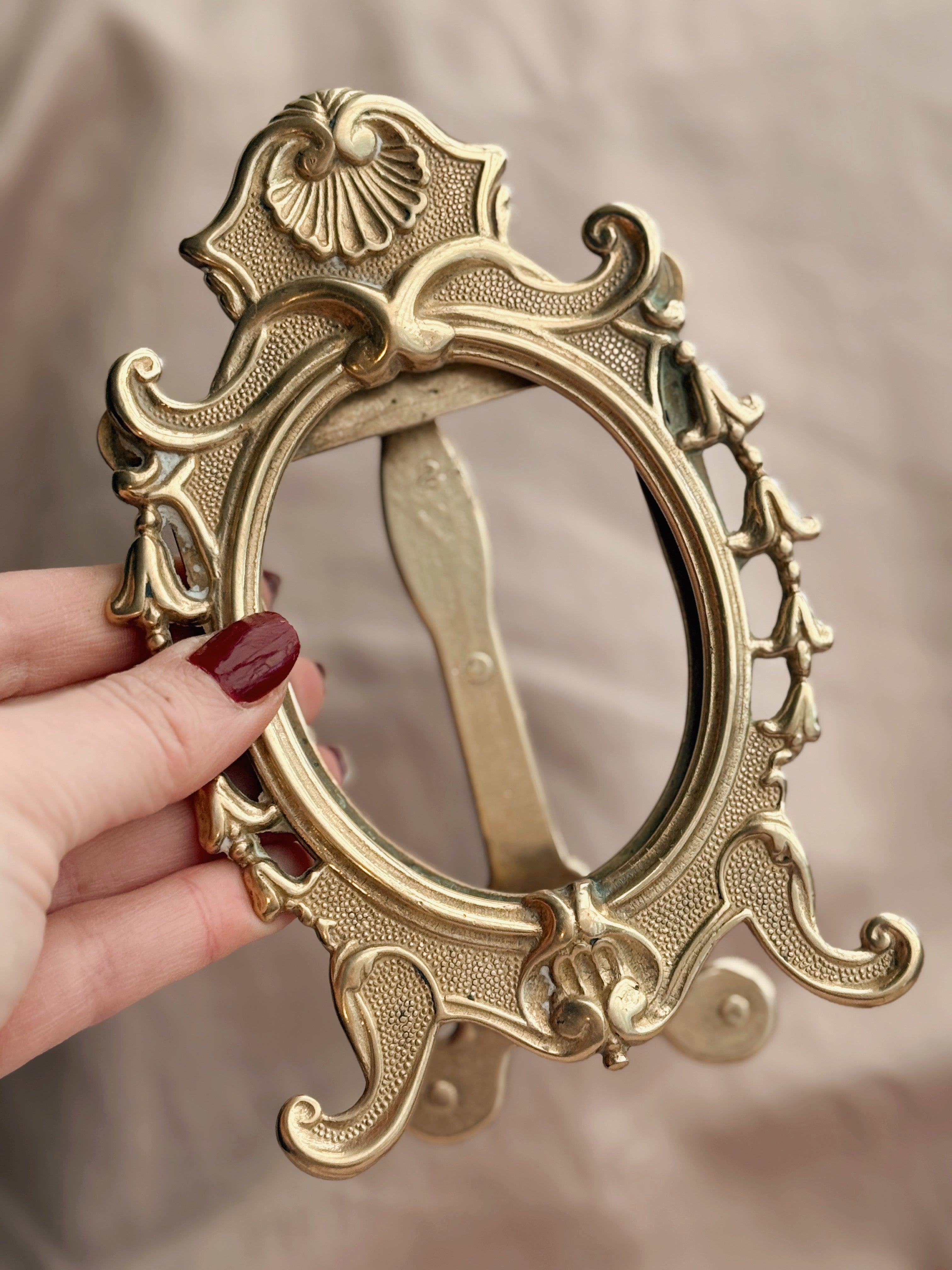 Vintage Brass Picture Frame