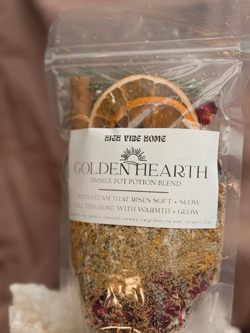 Golden Hearth Simmer Pot Potion
