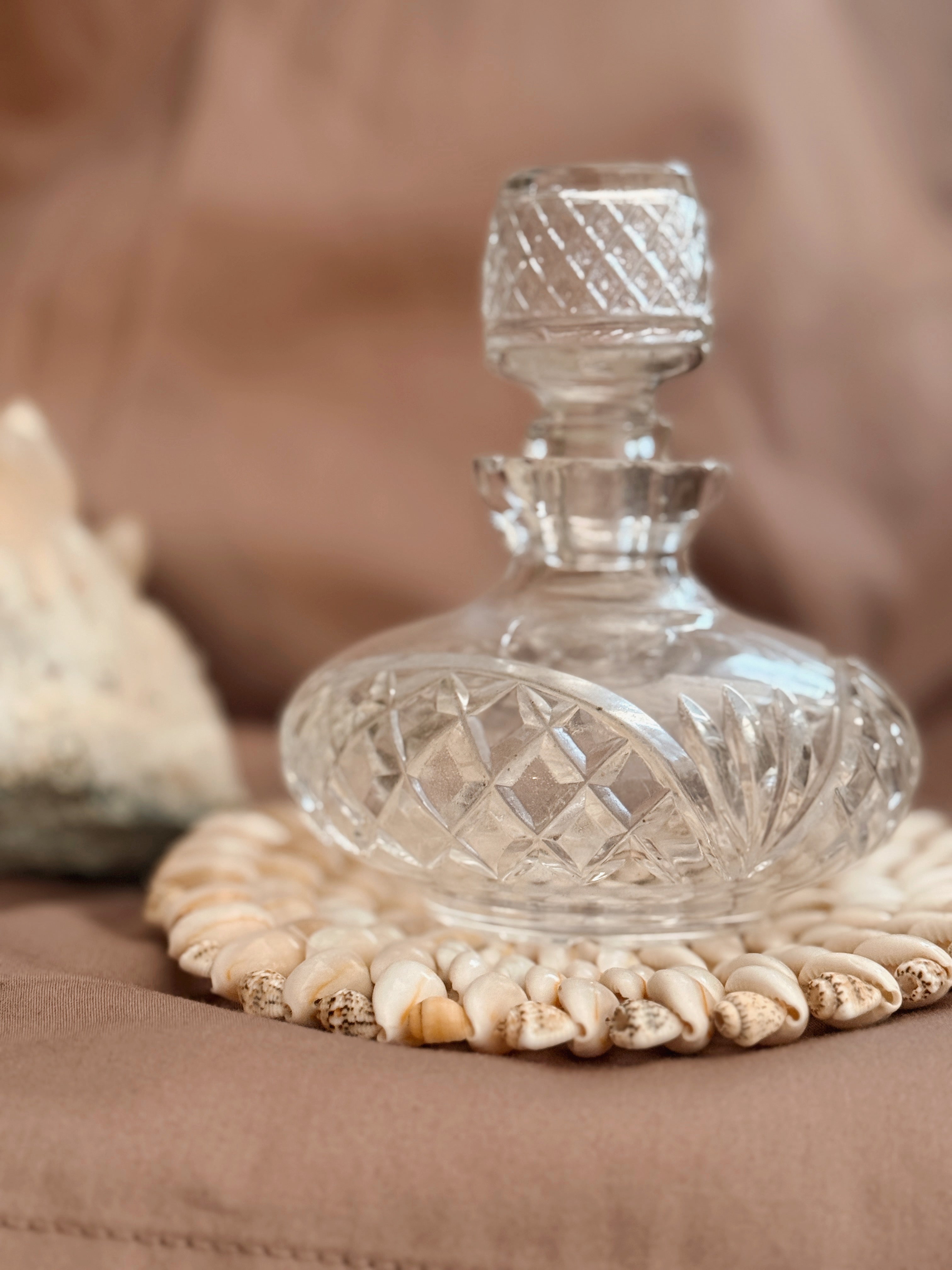 Vintage Glass Decanter Bottle