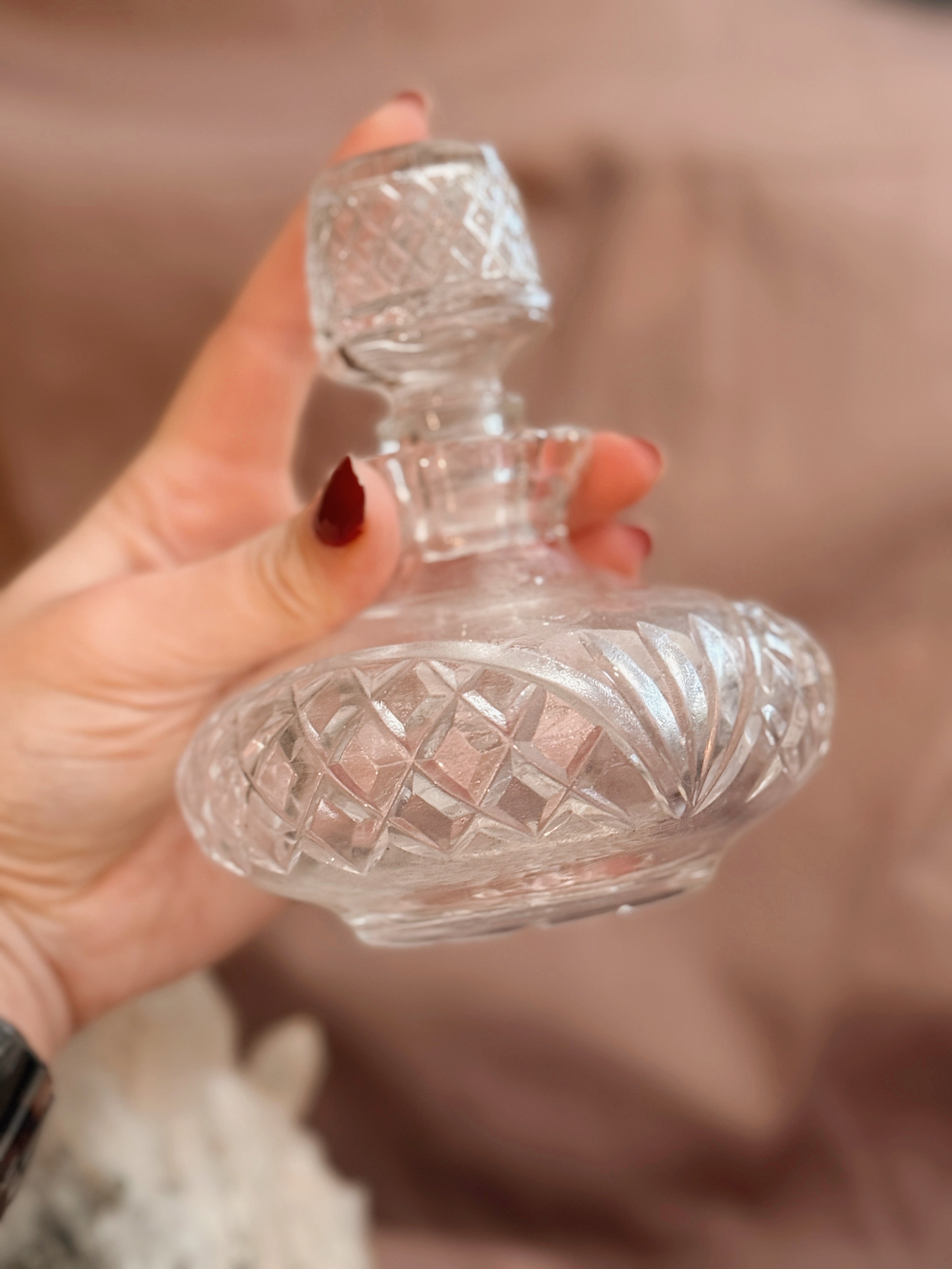 Vintage Glass Decanter Bottle