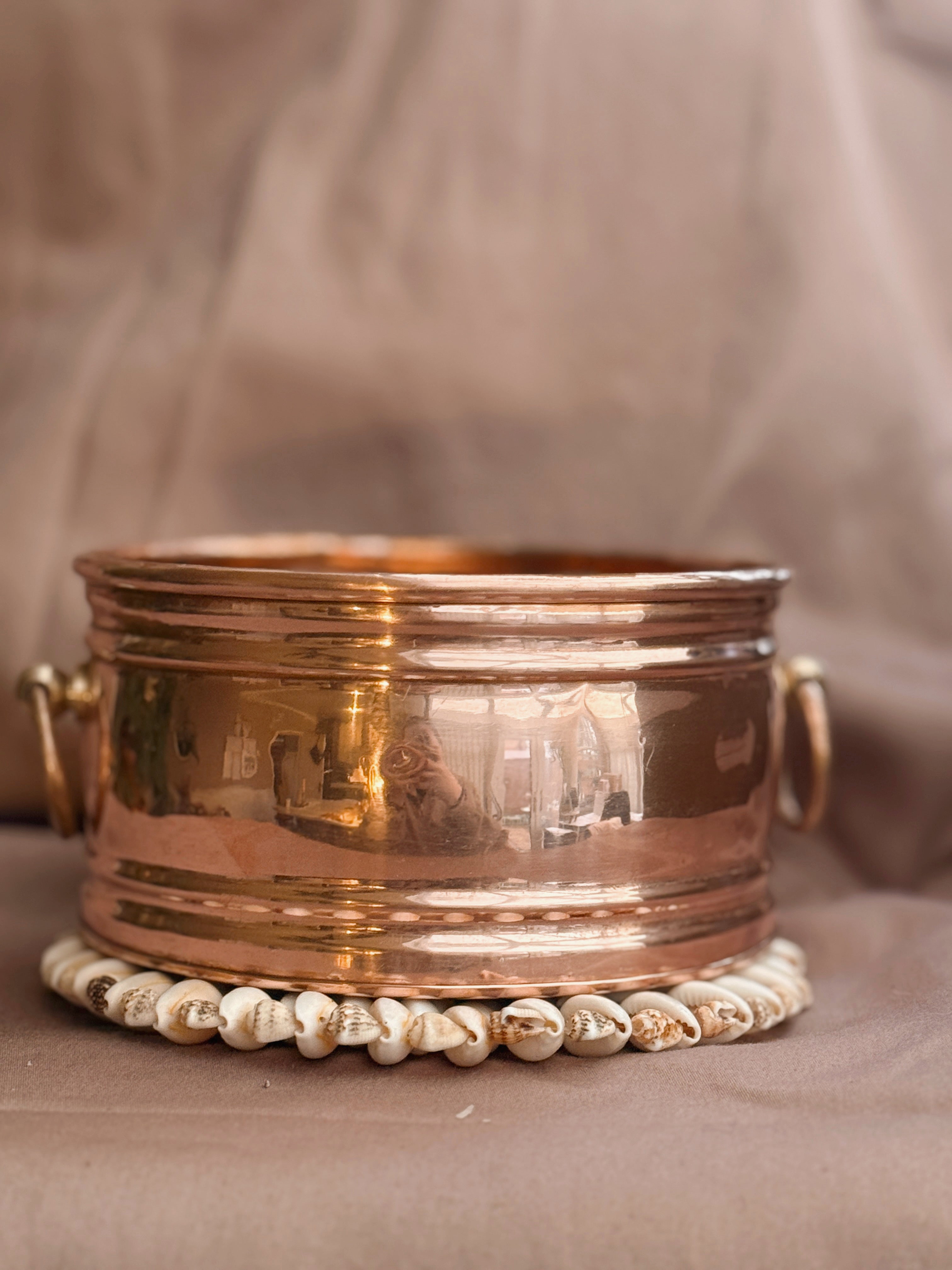 Vintage Copper Incense Pot